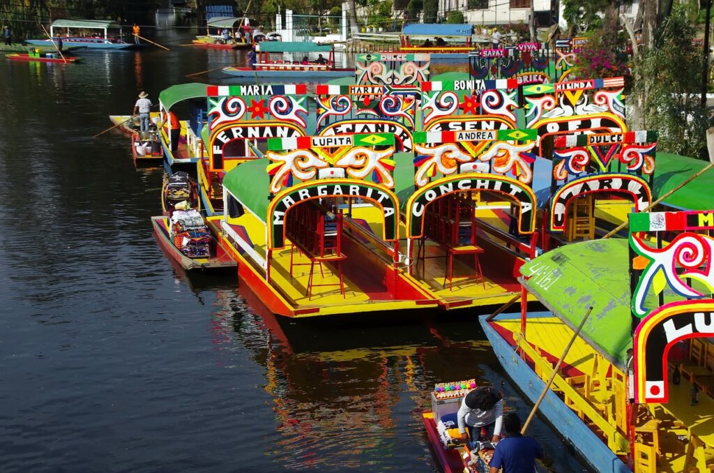 mexico, lake, xochimilco